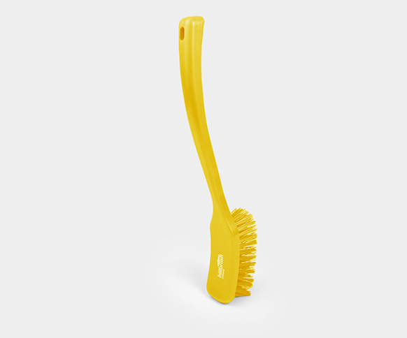 Szczotka z raczką Salmon Hillbrush D9YRES 406 mm twarde włosie żółta