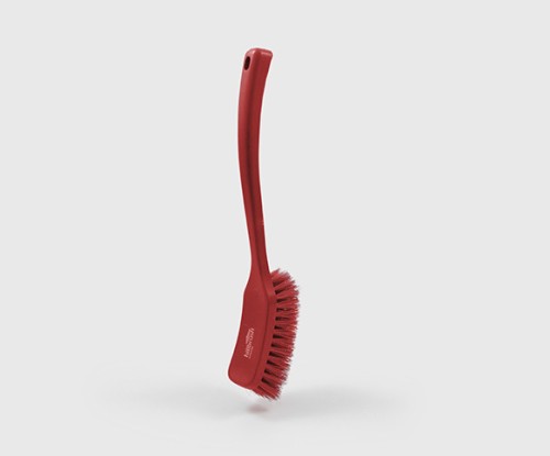 Szczotka z raczką Salmon Hillbrush D10R 406 mm średniej twardości włosie czerwona