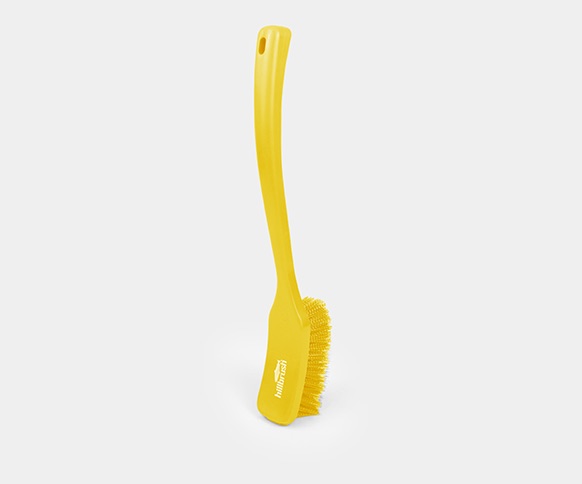 Szczotka z raczką Salmon Hillbrush D10YRES 406 mm średniej twardości włosie żółta