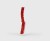 Szczotka do detali Salmon Hillbrush B1606R 225 mm twarde włosie czerwona