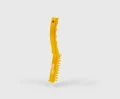 Szczotka do detali Salmon Hillbrush B1606Y 225 mm twarde włosie żółta