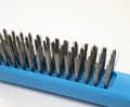 Szczotka druciana Salmon Hillbrush WS6SB 225 mm twarde włosie niebieska