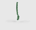 Szczotka do szczelin Salmon Hillbrush B1240G 180 mm twarde włosie zielona
