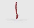 Szczotka do szczelin Salmon Hillbrush B1240R 180 mm twarde włosie czerwona