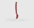 Szczotka do szczelin Salmon Hillbrush B1240R 180 mm twarde włosie czerwona