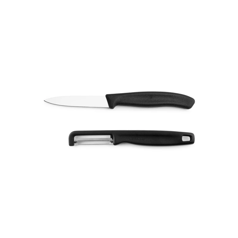 Zestaw noża z obieraczką  Victorinox 6.7113.21 czarny