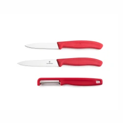 Zestaw noży z obieraczką  Victorinox 6.7111.33C1 czerwony