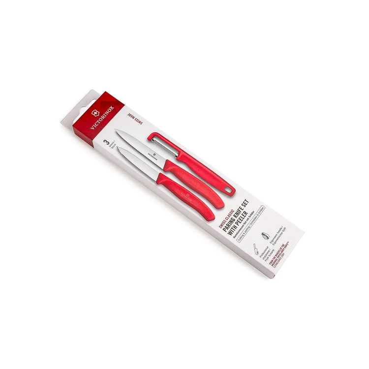Zestaw noży z obieraczką Victorinox 6.7111.33C1 czerwony