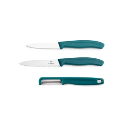 Zestaw noży z obieraczką  Victorinox 6.7114.33C1 zielony