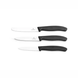 Zestaw 3 noży kuchennych Victorinox 6.7113.34 czarny