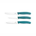 Zestaw 3 noży kuchennych Victorinox 6.7114.34C1 zielony