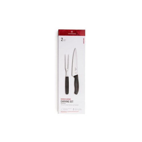 Zestaw kuchenny noża z widelcem Victorinox 6.7133.2G czarny pudełko