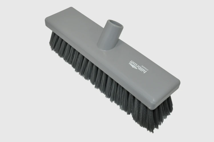 Miotła do zamiatania Salmon Hillbrush B758GRY ze średniej twardości włosiem, o długości 305 mm, w kolorze szarym