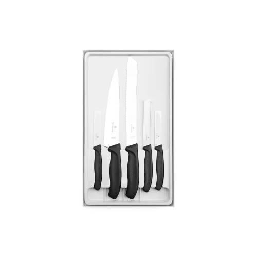 Zestaw noży kuchennych Victorinox 6.7133.5G - 5 szt. czarny