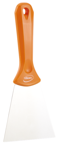 Vikan 40097 Skrobak ze stali nierdzewnej 100 mm pomarańczowy