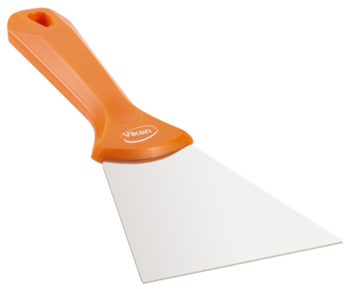 Vikan 40097 Skrobak ze stali nierdzewnej 100 mm pomarańczowy