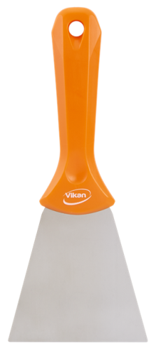 Vikan 40097 Skrobak ze stali nierdzewnej 100 mm pomarańczowy