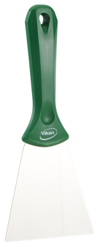Vikan 40092 Skrobak ze stali nierdzewnej 100 mm zielony