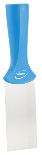 Vikan 40103 Skrobak ręczny z gwintem, ze stali nierdzewnej 50 mm niebieski