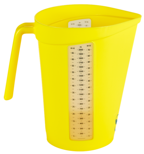 Vikan 60006 Dzbanek miarowy 2 l żółty