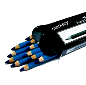 Kredki do znakowania mięsa Faber Castell niebieskie 12 szt.