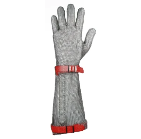 Rękawica metalowa Niroflex Easyfit 19 cm z paskiem  rozm. XS, S, M, L, XL